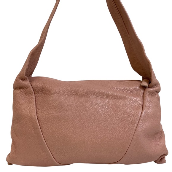 Bottega Veneta Leather Shoulder Bag - Blush Nude Pink - Authentic - Rare Purse - Picture 1 of 11